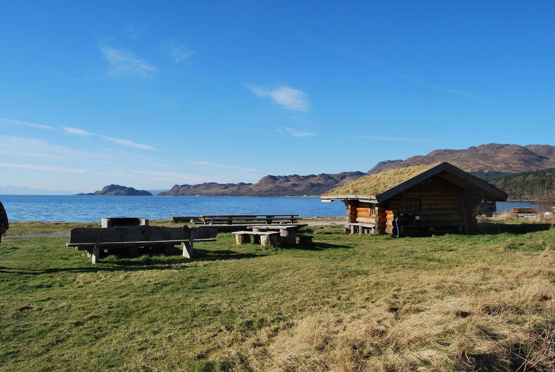 Background image - Long Beach Camping Knoydart